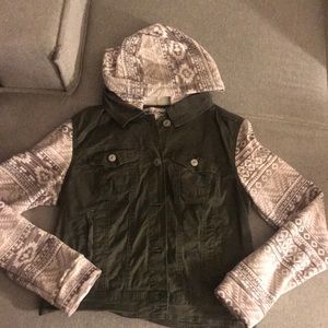 Army Green Denim Jacket
